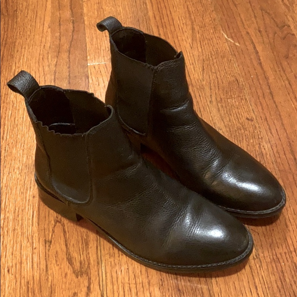 Genuine Leather Chelsea Boots